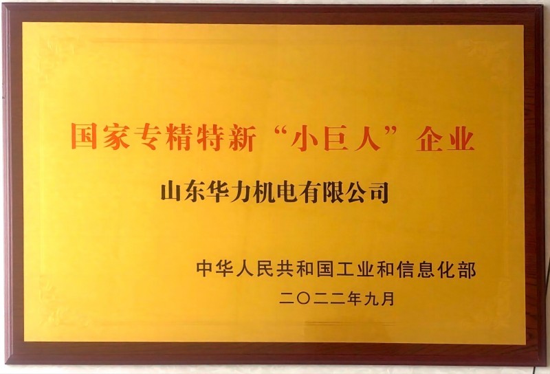 2022年度國(guó)家級(jí)專利精特新“小巨人”企業(yè)